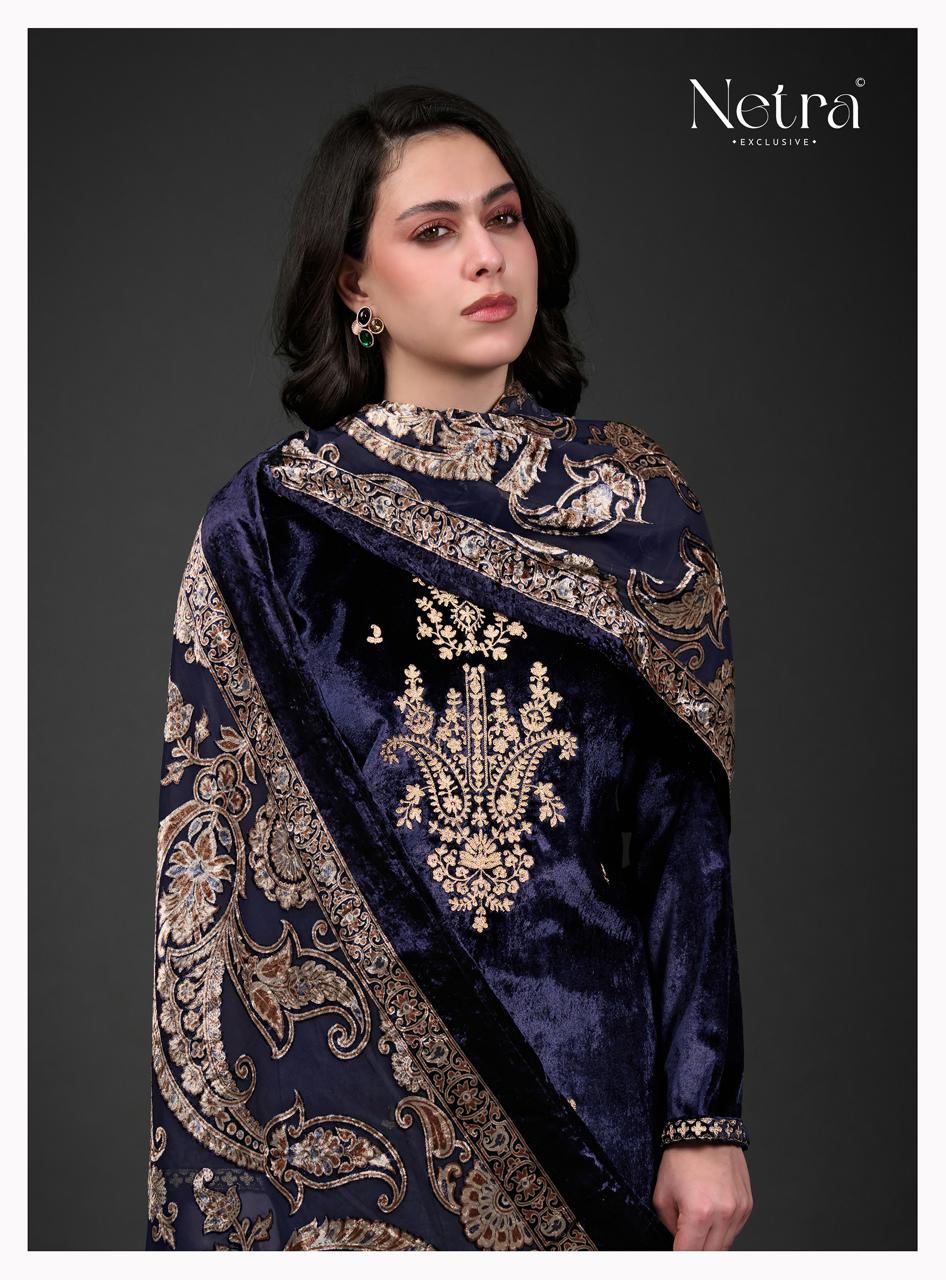 Lavanya Netra Velvet Suits Wholesale Price