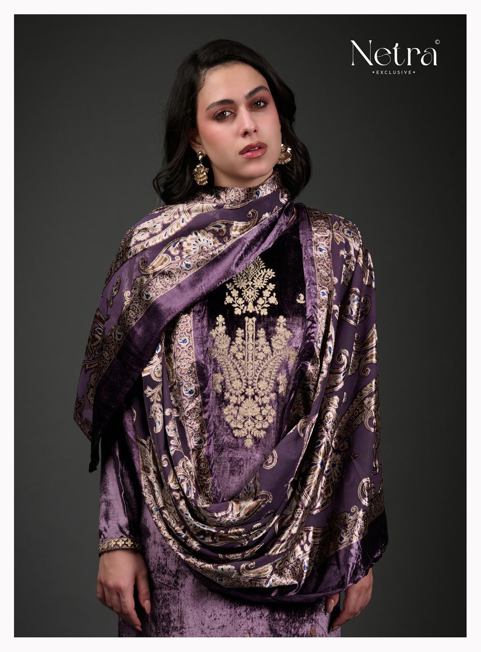 Lavanya Netra Velvet Suits Wholesale Price