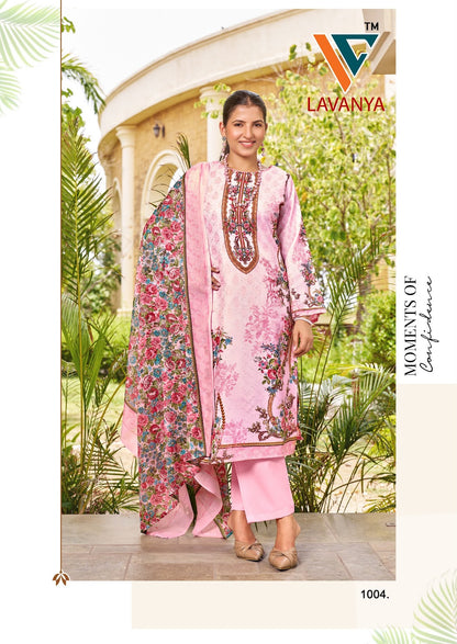 Lavanya Vol 1 Vandana Creation Cotton Karachi Salwar Suits Supplier India