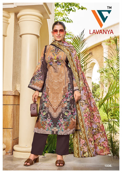 Lavanya Vol 1 Vandana Creation Cotton Karachi Salwar Suits Supplier India