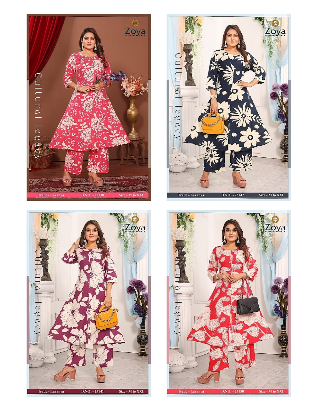 Lavanya Zoya Rayon Co Ord Set Manufacturer Gujarat