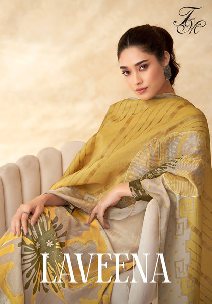 Laveena Tm Tissue Plazzo Style Suits Wholesaler