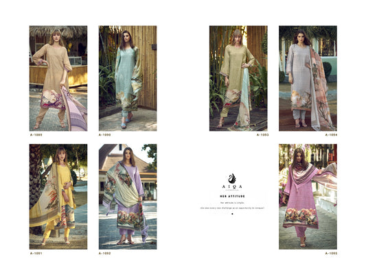 Lavender Aiqa Bemberg Muslin Pant Style Suits Manufacturer Gujarat