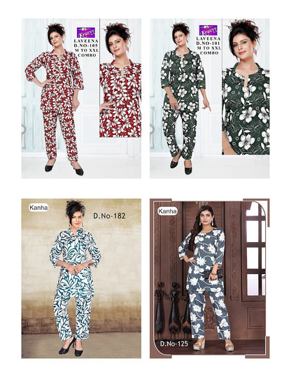 Lavina 1207 Kanha Two Tone Co Ord Set Exporter