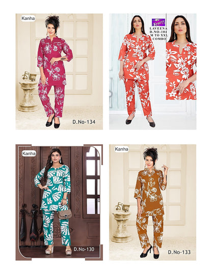 Lavina 1207 Kanha Two Tone Co Ord Set Exporter