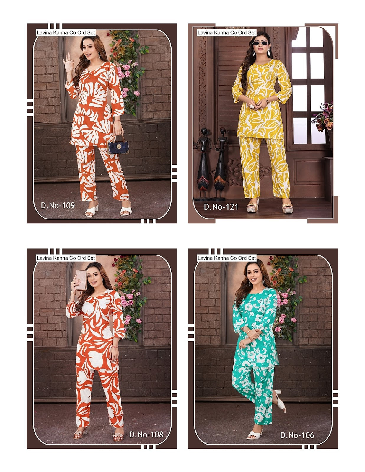 Lavina Kanha Two Tone Co Ord Set Manufacturer Ahmedabad