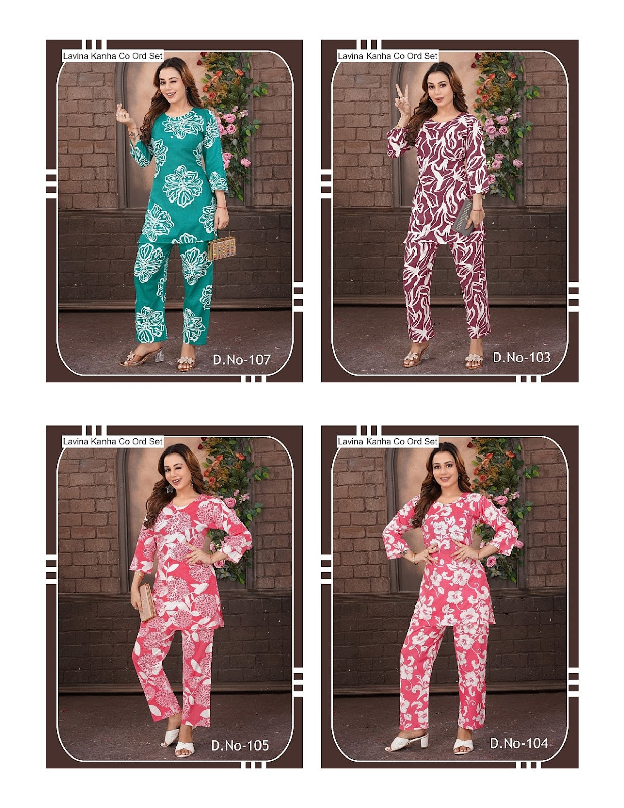 Lavina Kanha Two Tone Co Ord Set Manufacturer Ahmedabad