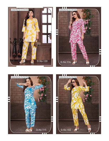 Lavina Kanha Two Tone Co Ord Set Manufacturer Ahmedabad
