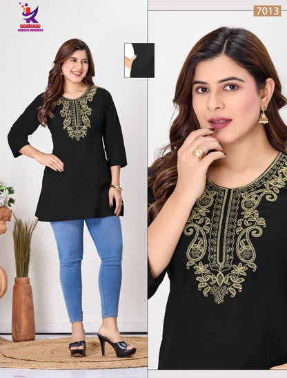 Lavish 2 Mlm Kalash Lifestyle Cotton Short Kurtis Wholesale Price