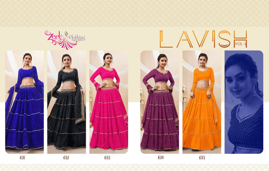 Lavish Vol 1 Zeel Clothing Georgette Lehenga Choli Manufacturer