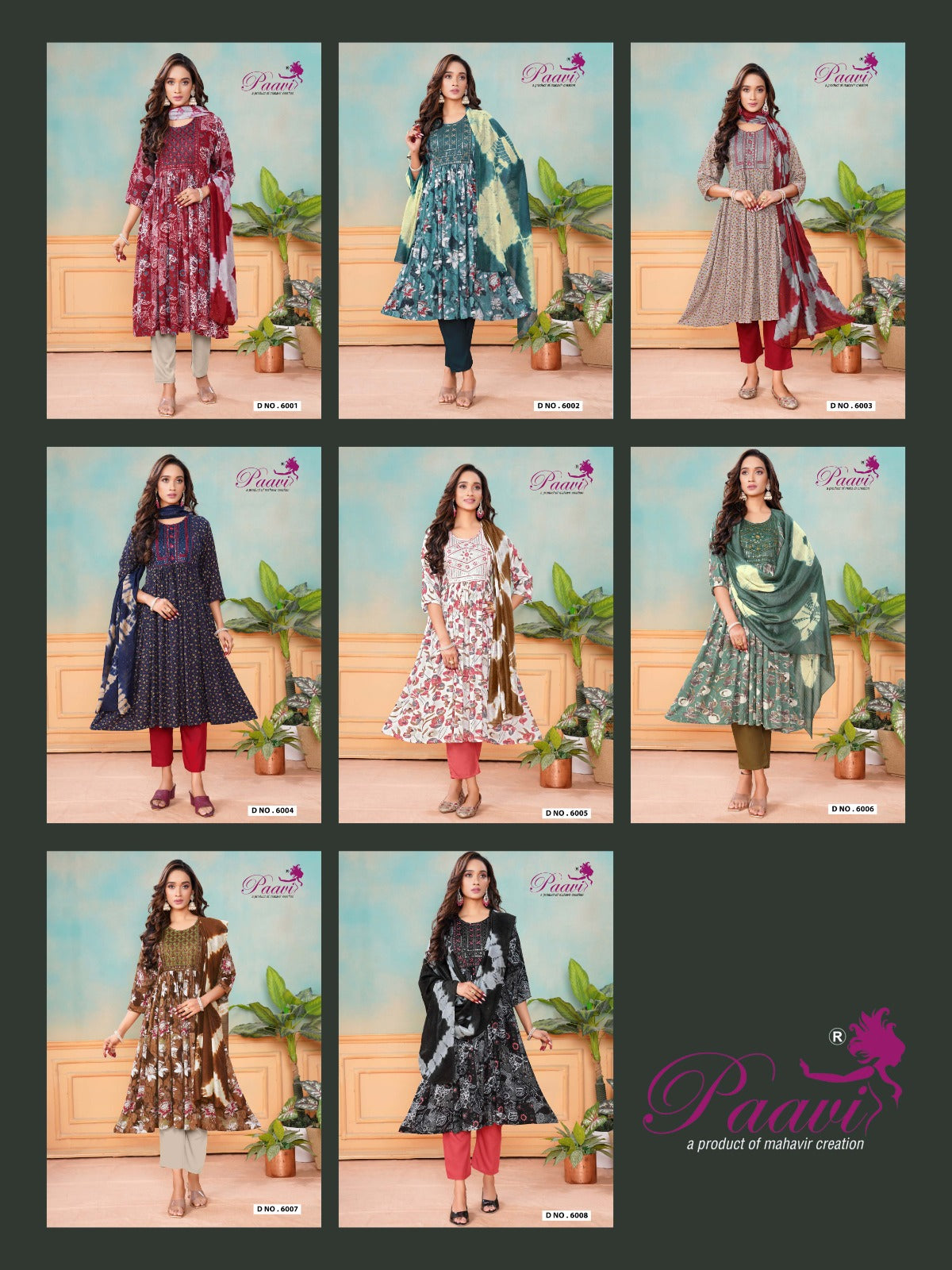Lavya 2 Paavi Wrinkle Readymade Pant Style Suits Exporter Gujarat