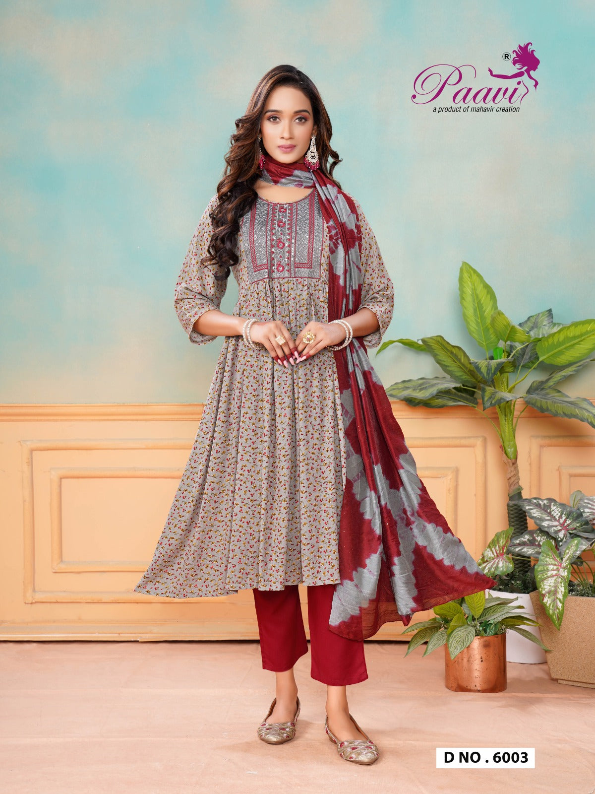 Lavya 2 Paavi Wrinkle Readymade Pant Style Suits Exporter Gujarat