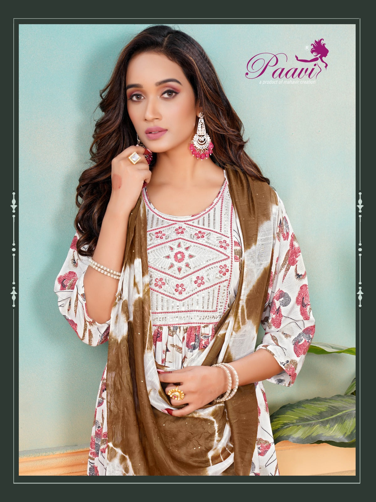 Lavya 2 Paavi Wrinkle Readymade Pant Style Suits Exporter Gujarat