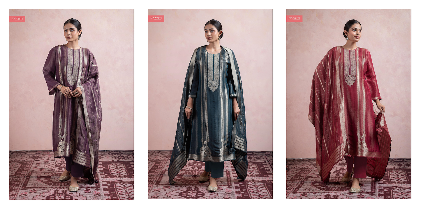 Lavya Naariti Tissue Silk Pant Style Suits Wholesale Price