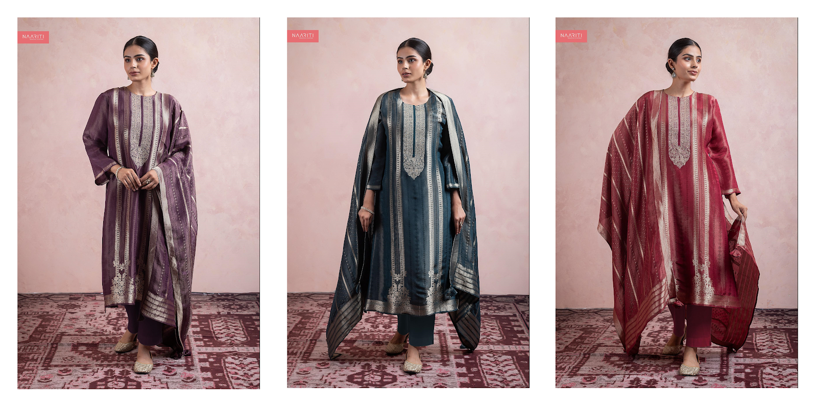Lavya Naariti Tissue Silk Pant Style Suits Wholesale Price