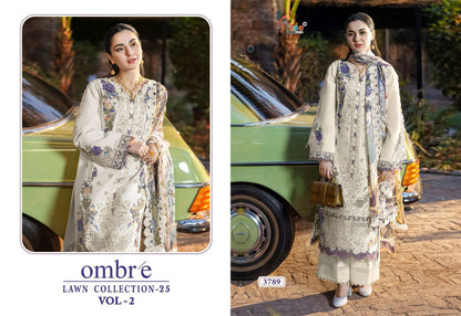 Lawn Collection-2025 Vol-2 Shree Fabs Pure Cotton Pakistani Salwar Suits Supplier Gujarat