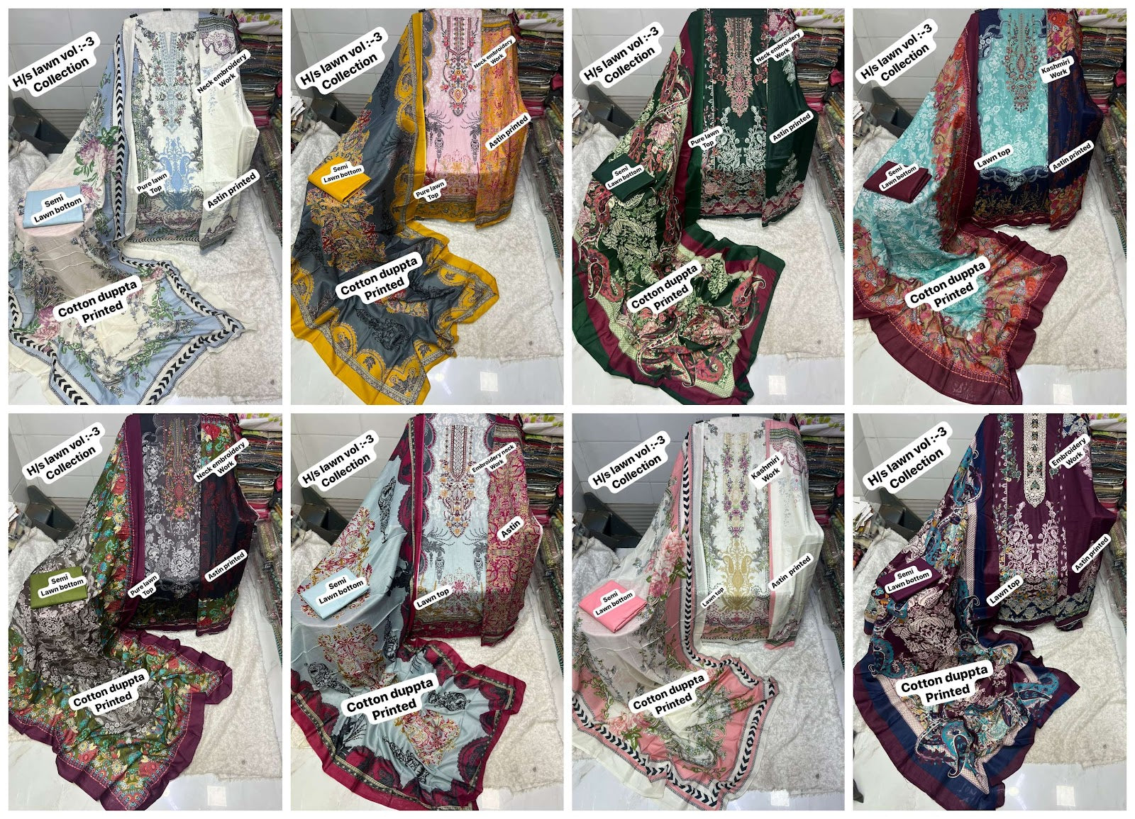 Lawn Collection Vol 3 Sapphire Karachi Salwar Suits Exporter Gujarat