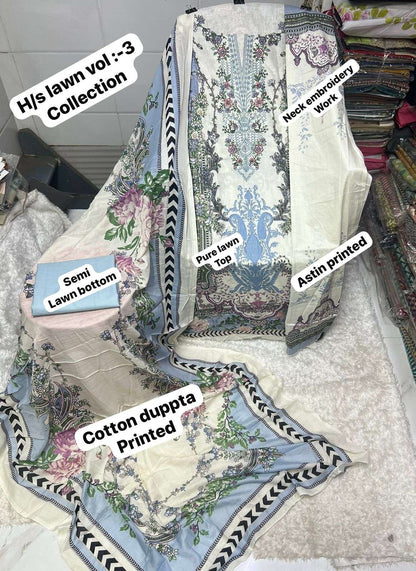 Lawn Collection Vol 3 Sapphire Karachi Salwar Suits Exporter Gujarat