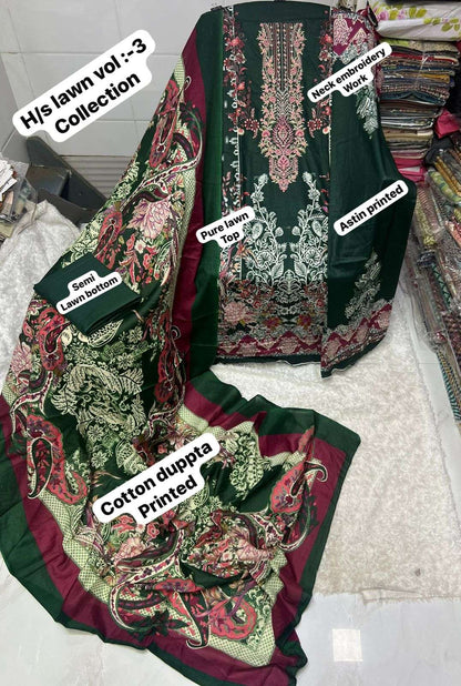 Lawn Collection Vol 3 Sapphire Karachi Salwar Suits Exporter Gujarat