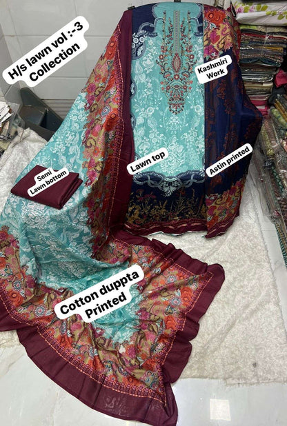 Lawn Collection Vol 3 Sapphire Karachi Salwar Suits Exporter Gujarat