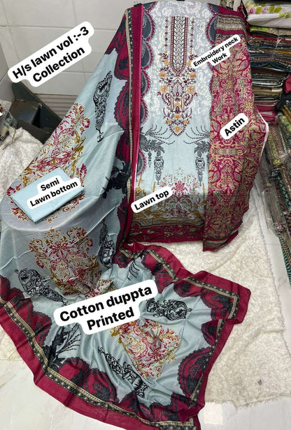 Lawn Collection Vol 3 Sapphire Karachi Salwar Suits Exporter Gujarat