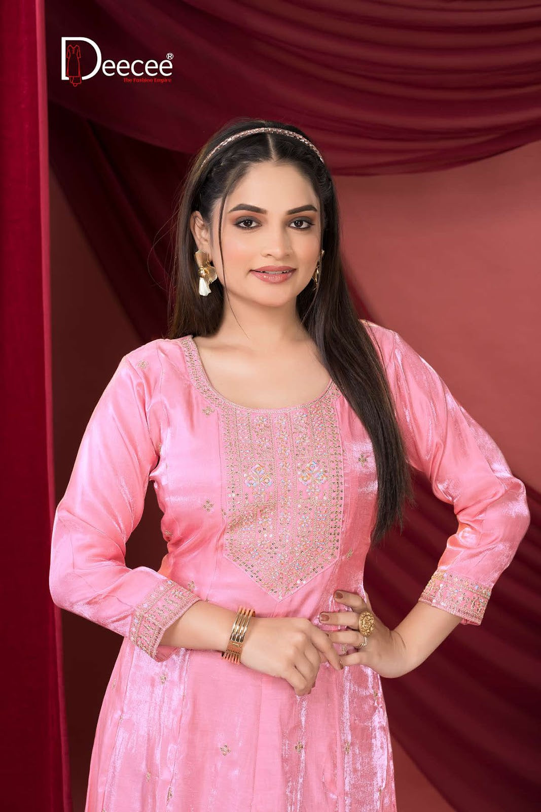 Laxmi Deecee Roman Silk Anarkali Kurtis Exporter