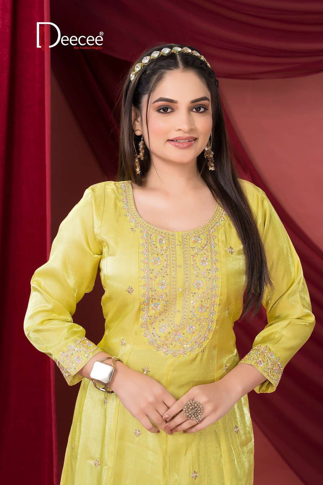 Laxmi Deecee Roman Silk Anarkali Kurtis Exporter