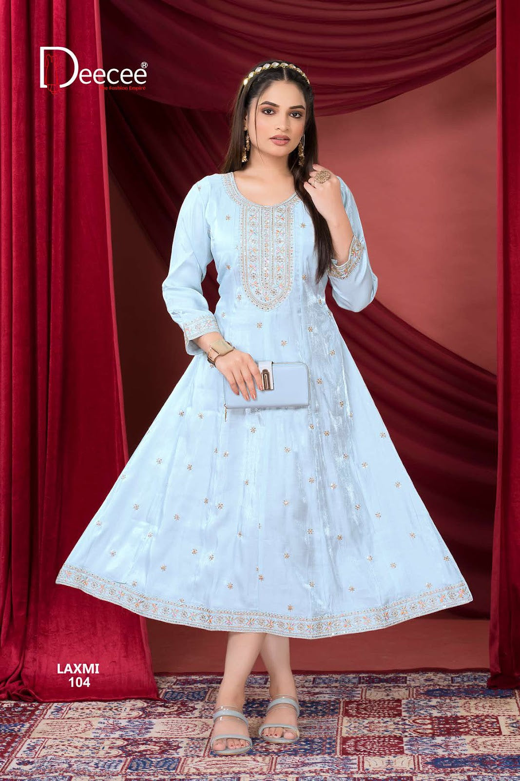 Laxmi Deecee Roman Silk Anarkali Kurtis Exporter