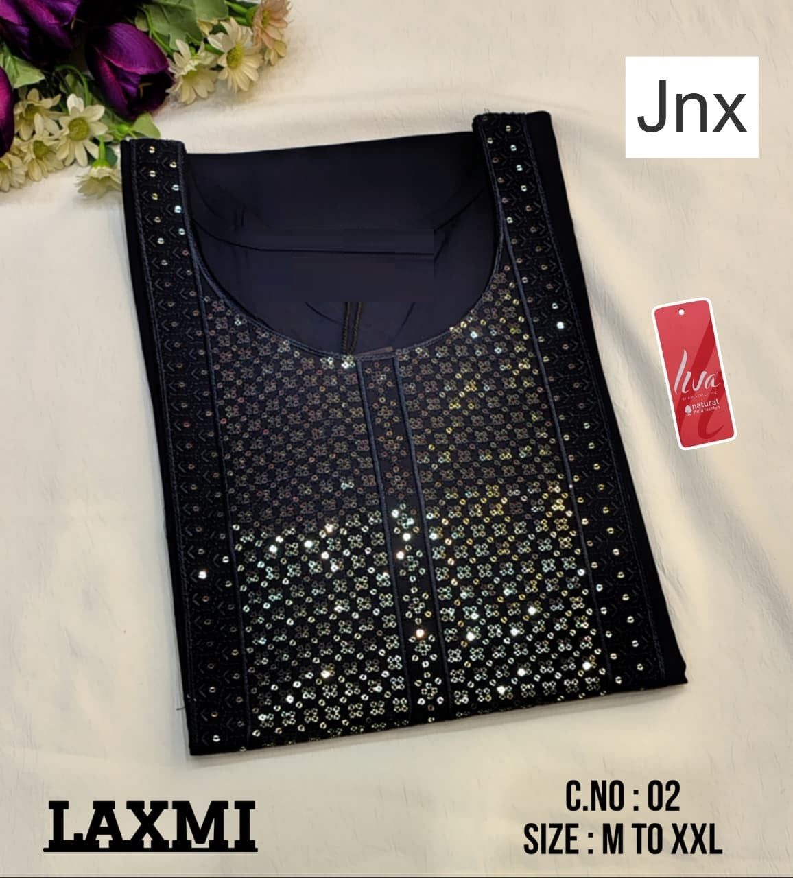 Laxmi Liva 241125 Jnx Rayon 22Kg Long Straight Kurti Wholesale Rate