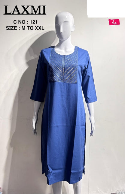 Laxmi Liva Jnx Rayon 22Kg Knee Length Kurtis Wholesaler Gujarat
