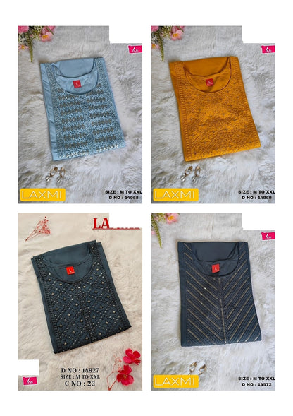 Laxmi Liva Jnx Rayon 22Kg Knee Length Kurtis Wholesaler Gujarat