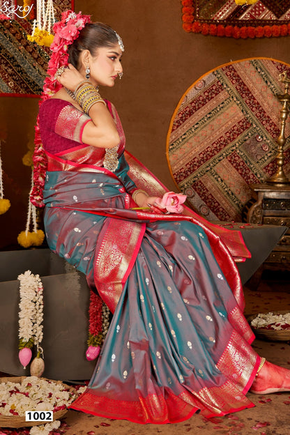Laxmi Pujan Silk Vol 2 Saroj Sarees Manufacturer Ahmedabad