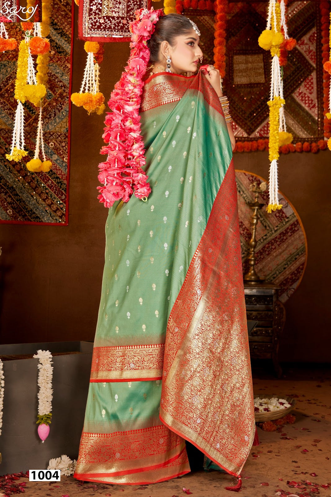 Laxmi Pujan Silk Vol 2 Saroj Sarees Manufacturer Ahmedabad