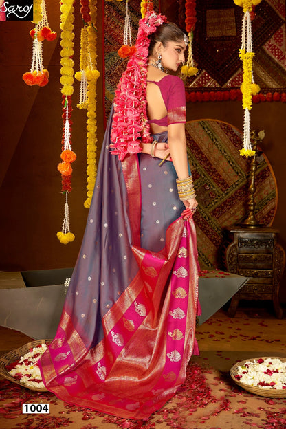Laxmi Pujan Silk Vol 3 Saroj Sarees Supplier Ahmedabad