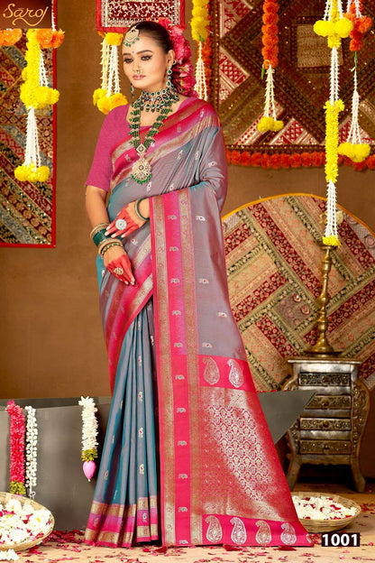 Laxmi Pujan Silk Vol 4 Saroj Sarees Exporter Ahmedabad