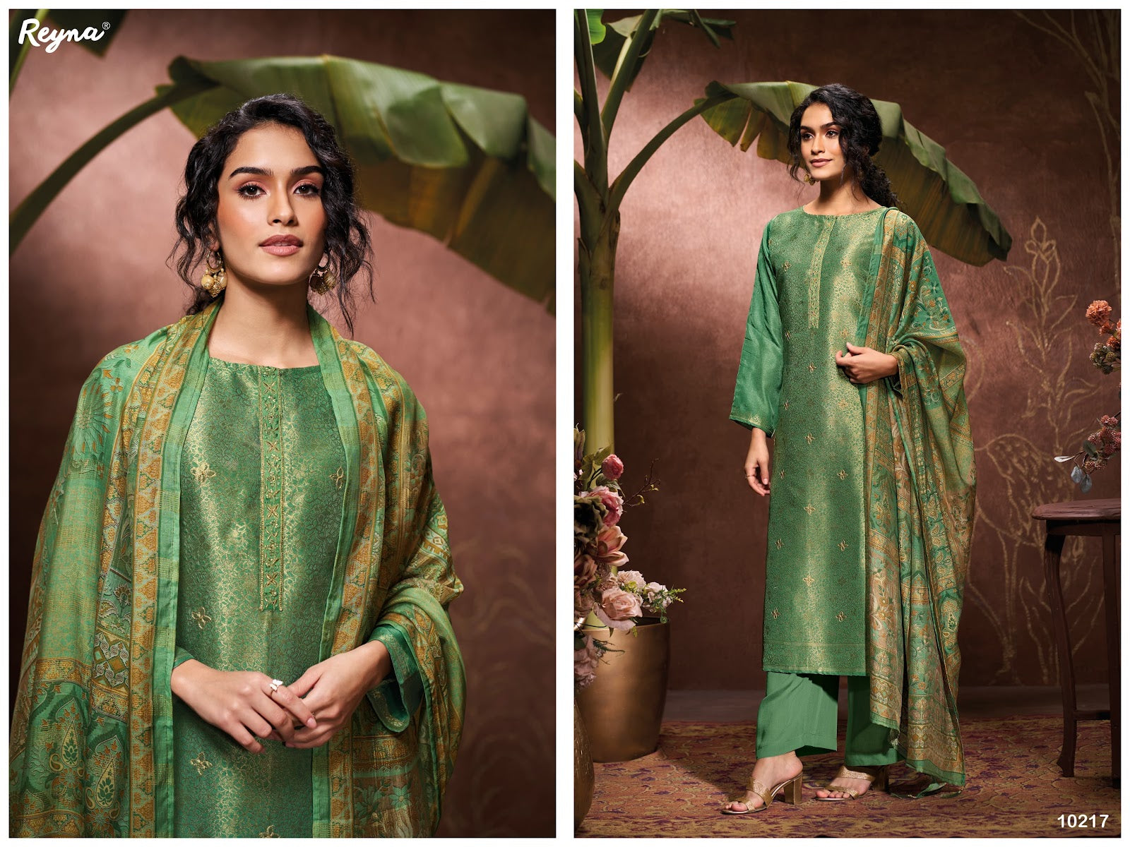 Laxmi Reyna Pure Bemberg Pant Style Suits Supplier