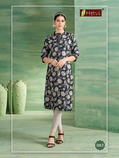 Laya Hetvi Berlin Straight Cut Kurtis Supplier India