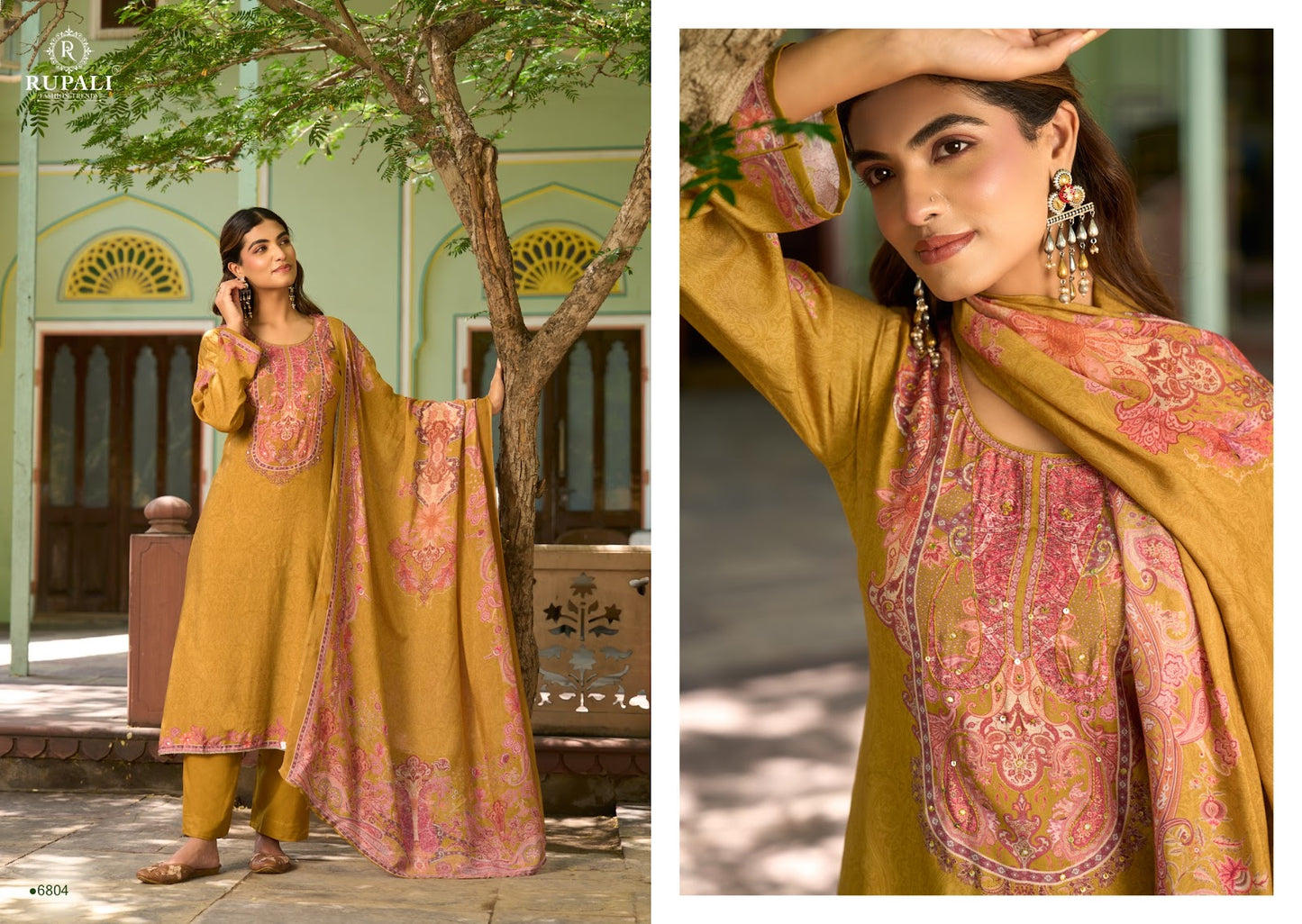 Laya Rupali Viscose Muslin Pant Style Suits Supplier Ahmedabad