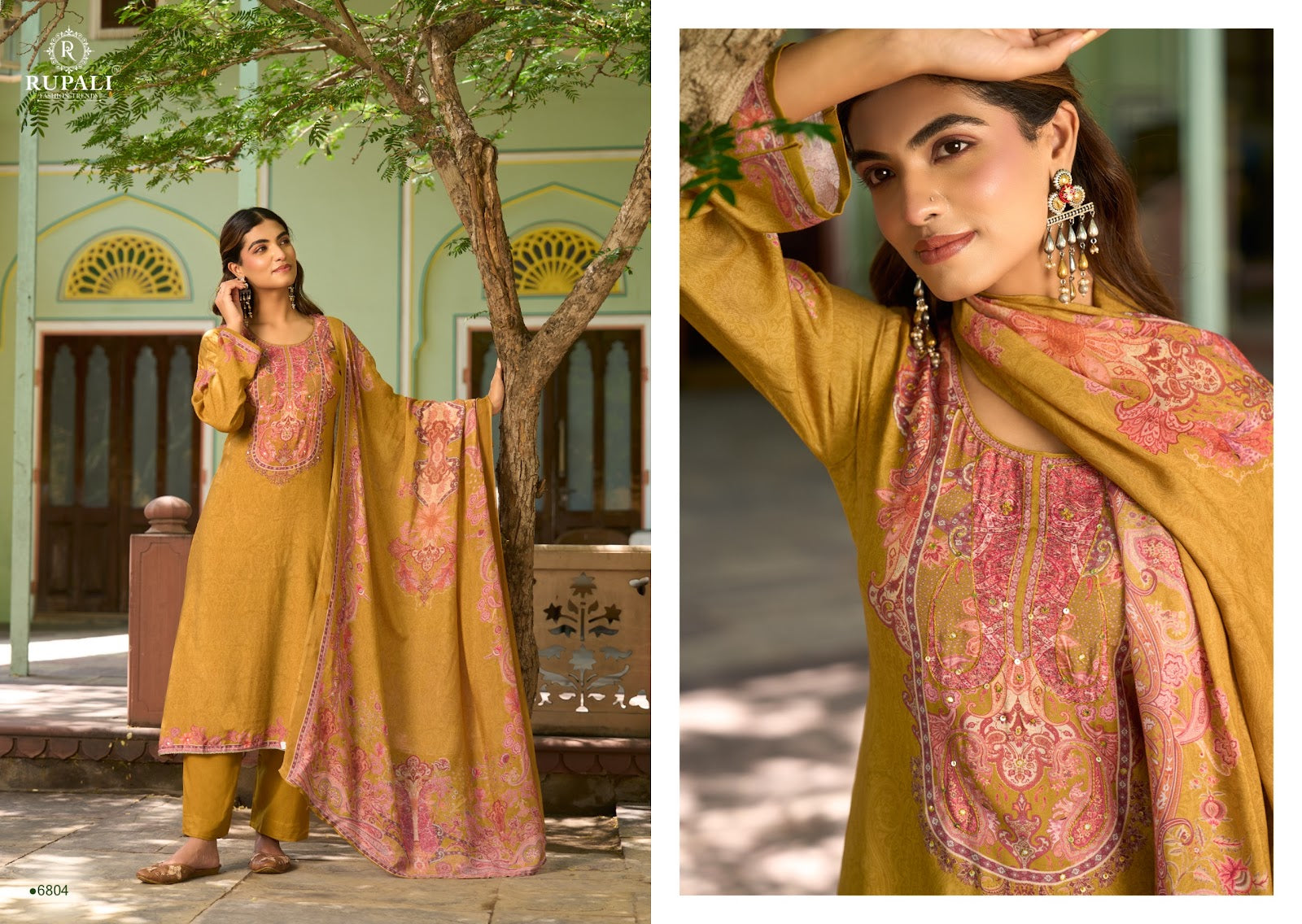Laya Rupali Viscose Muslin Pant Style Suits Supplier Ahmedabad