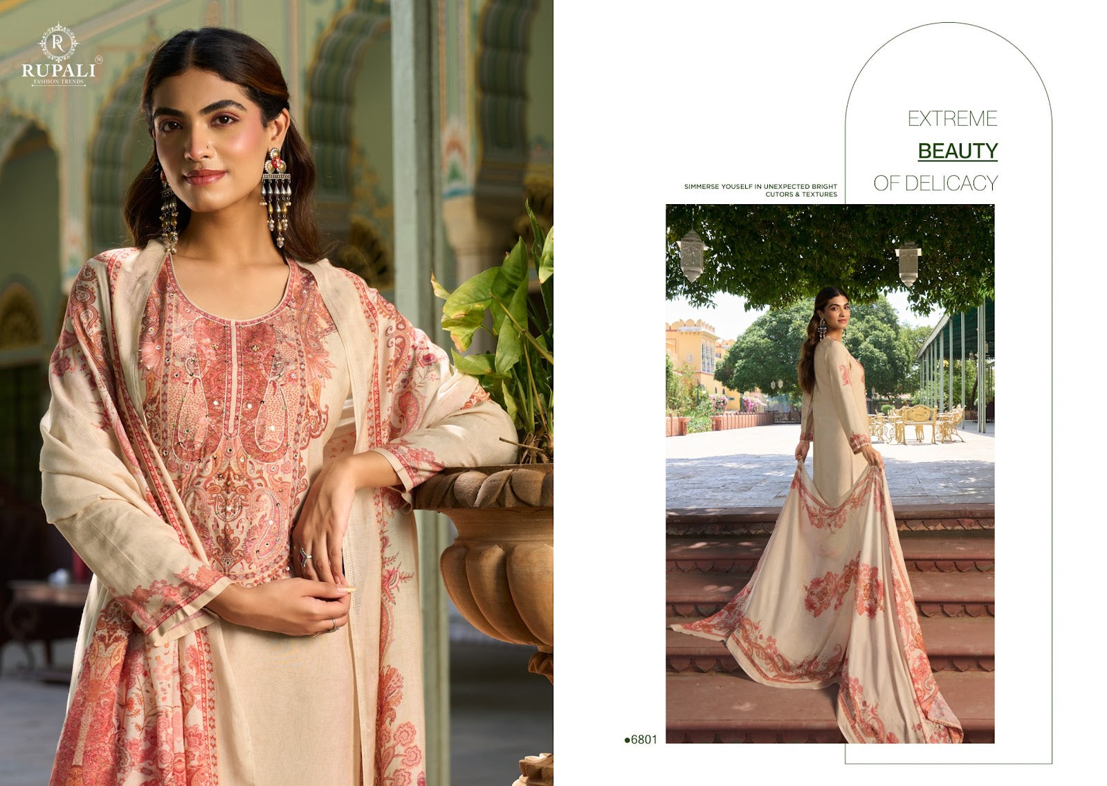 Laya Rupali Viscose Muslin Pant Style Suits Supplier Ahmedabad