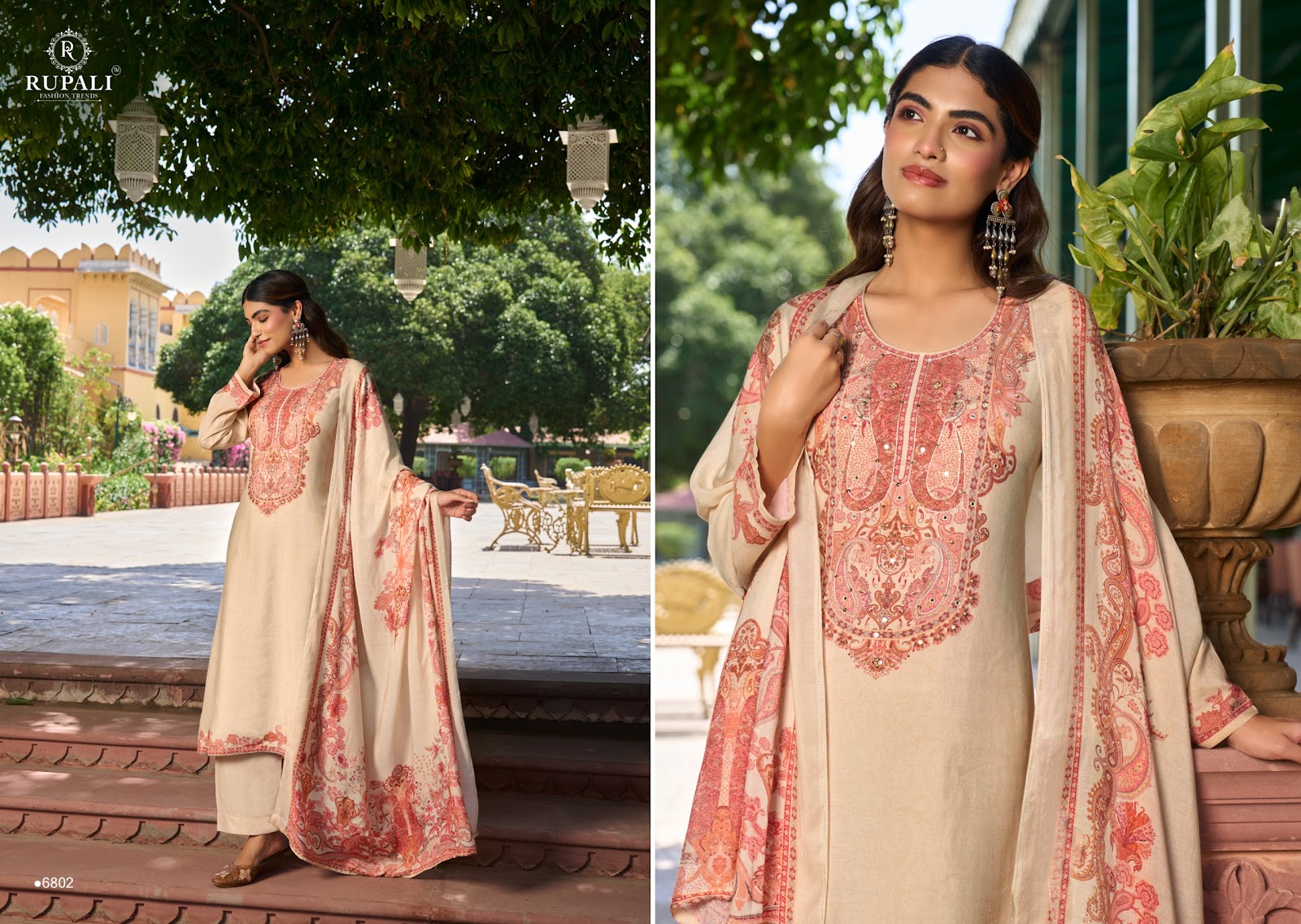 Laya Rupali Viscose Muslin Pant Style Suits Supplier Ahmedabad