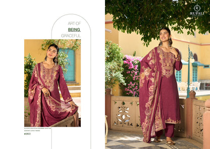 Laya Rupali Viscose Muslin Pant Style Suits Supplier Ahmedabad