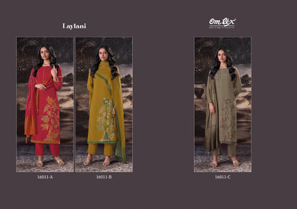 Laylani Omtex Muslin Silk Pant Style Suits Supplier Ahmedabad
