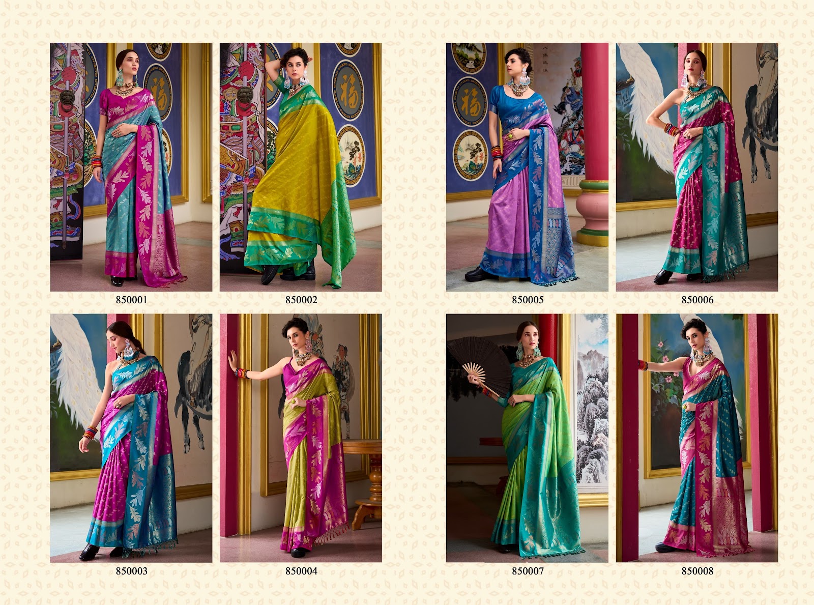 Leaf Silk Rajpath Banarasi Silk Sarees Supplier