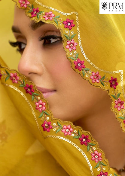 Leana Prm India Organza Readymade Pant Style Suits Wholesaler Gujarat