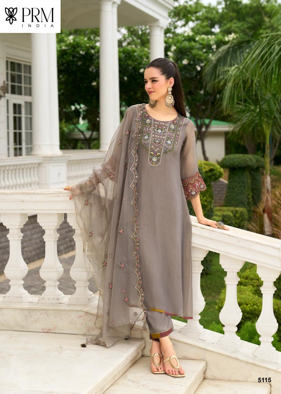 Leana Prm India Organza Readymade Pant Style Suits Wholesaler Gujarat