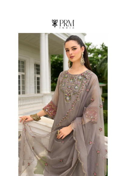 Leana Prm India Organza Readymade Pant Style Suits Wholesaler Gujarat