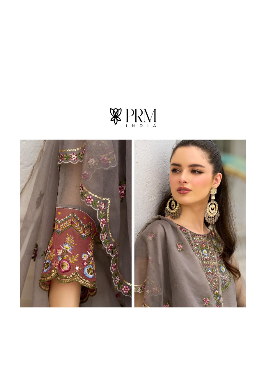 Leana Prm India Organza Readymade Pant Style Suits Wholesaler Gujarat