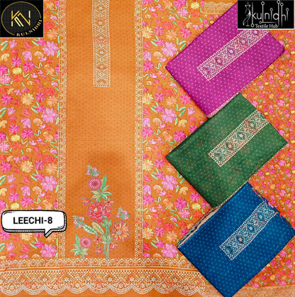 Leechi Kulnidhi Pure Maslin Salwar Suits Supplier Ahmedabad