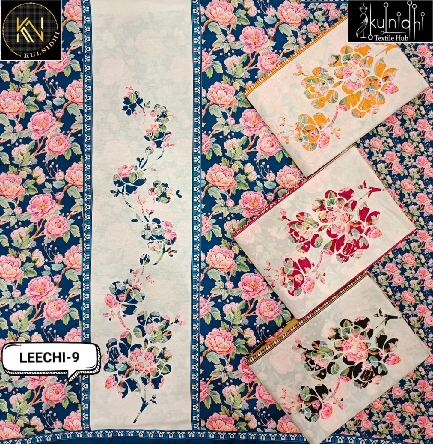 Leechi Kulnidhi Pure Maslin Salwar Suits Supplier Ahmedabad